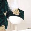 Costum De Botez Catifea Cu Redingota Fabrizio Verde