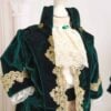 Costum De Botez Catifea Cu Redingota Fabrizio Verde