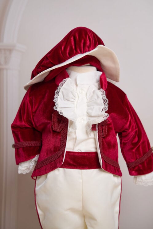 Costum Micul Prinț - burgundy - imagine 2