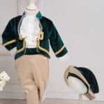 costum-de-botez-baieti-catifea-verde-micul-print