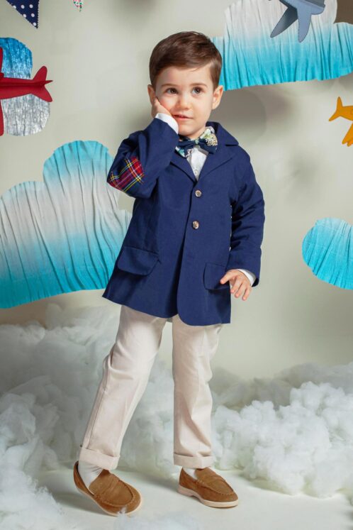 Costum Romeo (1-4 ani) bleumarin
