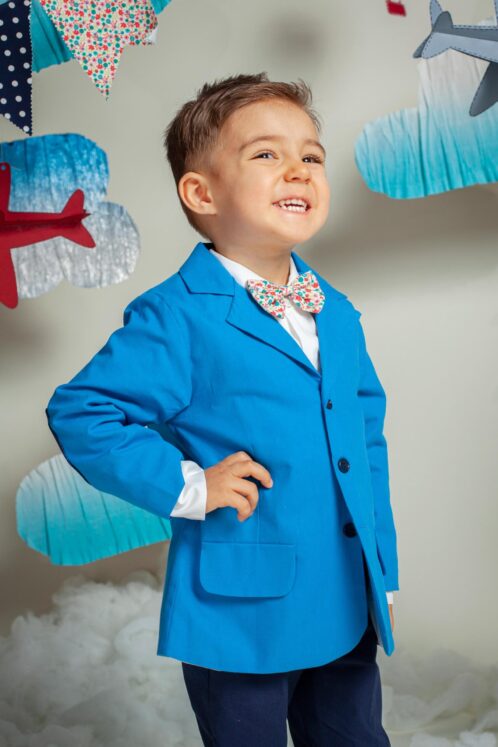 Costum Romeo (1-4 ani) albastru - imagine 2