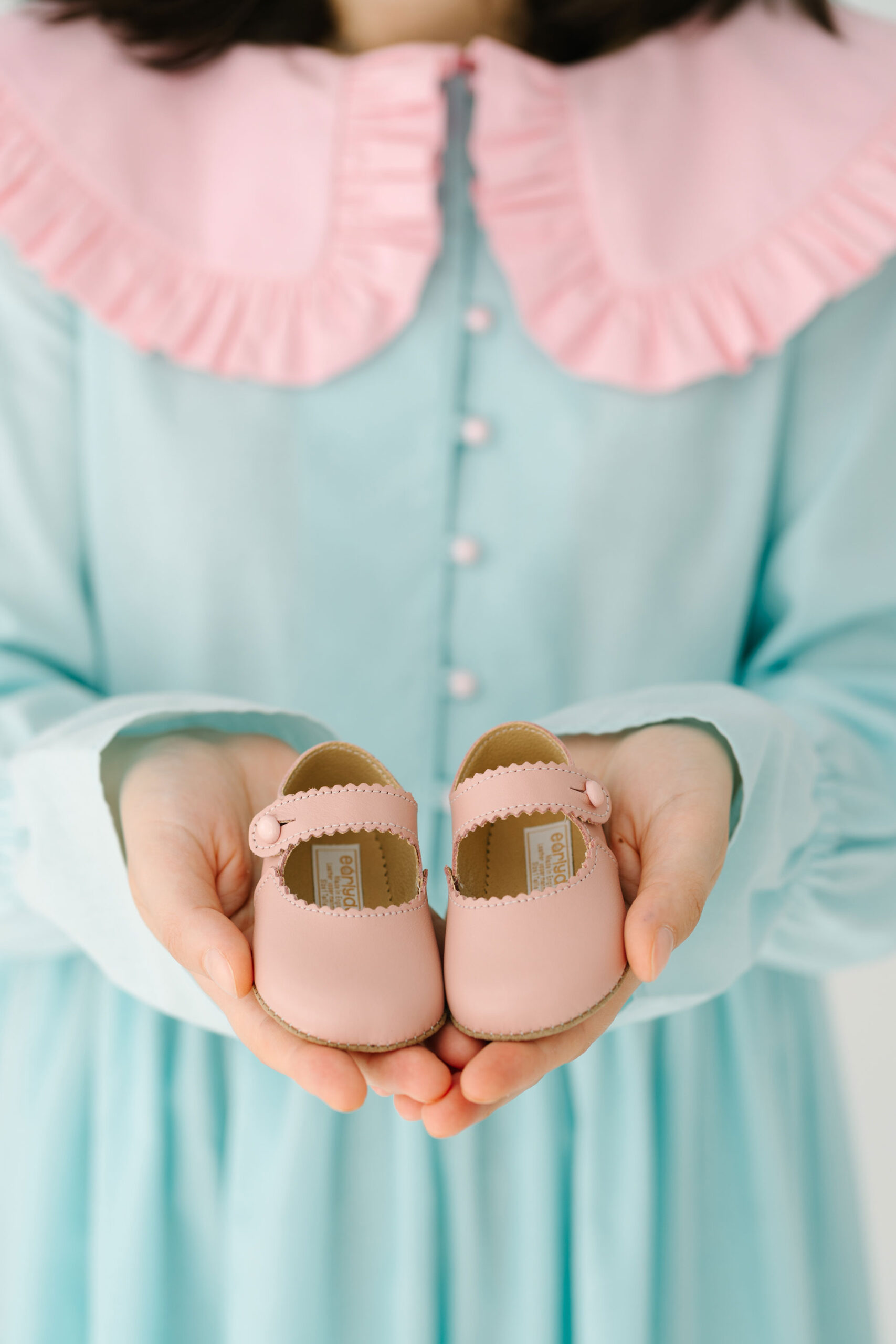 Pantofiori Emma - roz-vintage