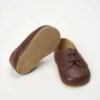 Pantofi Piele Baieti Maro