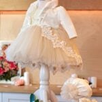 Rochiță Margueritte - bej (mânecă lungă)