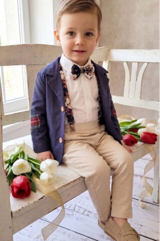Costum Romeo (1-4 ani) bleumarin