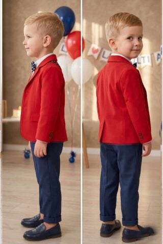 Romeo Costum Ocazie Rosu