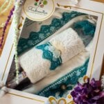 Trusou botez - turcoaz