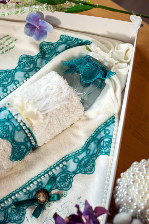 Trusou botez - turcoaz - imagine 6