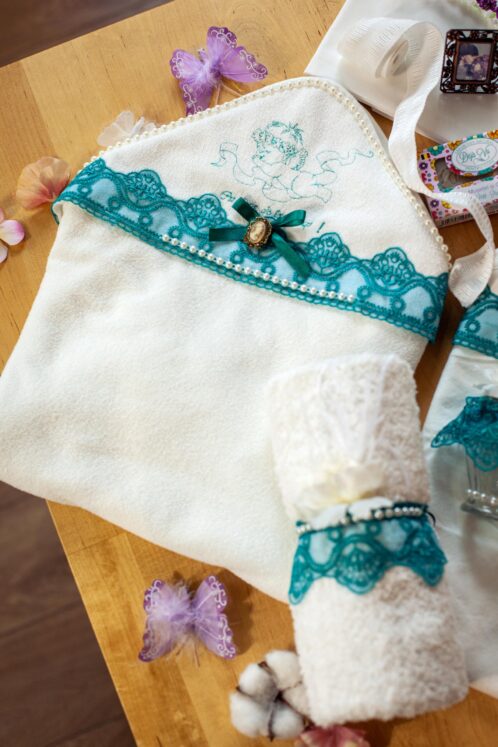 Trusou botez - turcoaz - imagine 9