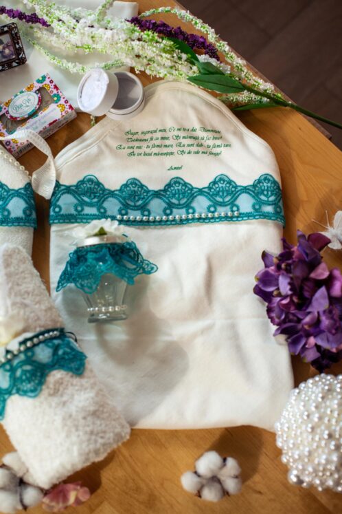 Trusou botez - turcoaz - imagine 10