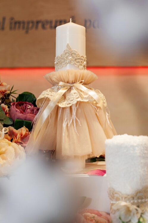 Set complet botez (trusou) - Miss Coco cu Capă - bej (mânecă lungă) - imagine 4