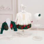 Spic de grâu - verde (mânecă lungă)