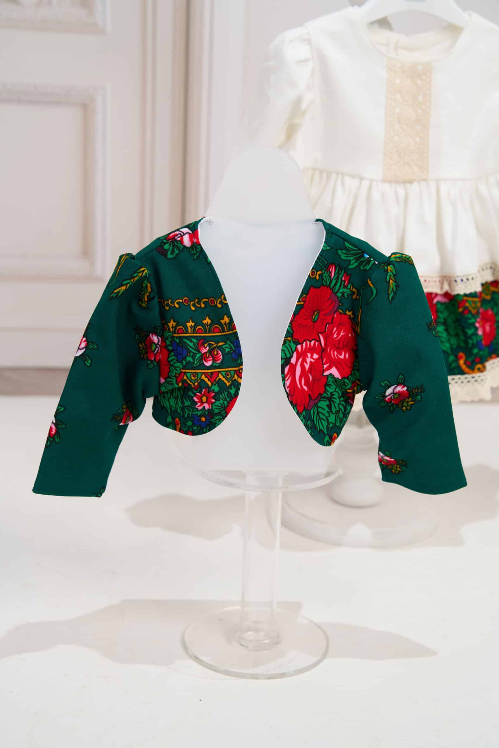 Spic de grâu - verde (mânecă lungă) 3 Spic de grâu - verde (mânecă lungă) - imagine 3