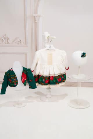 Spic de grâu - verde (mânecă lungă)