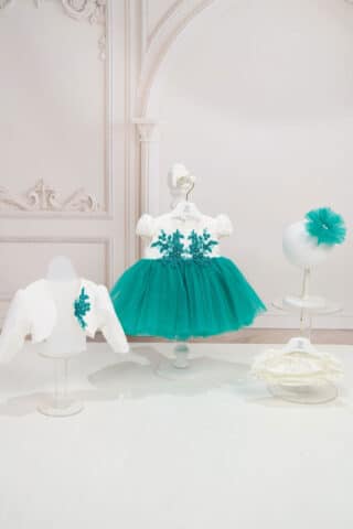 baza-tull-maneca-scurta-turcoaz-rochie-botez-tull-4