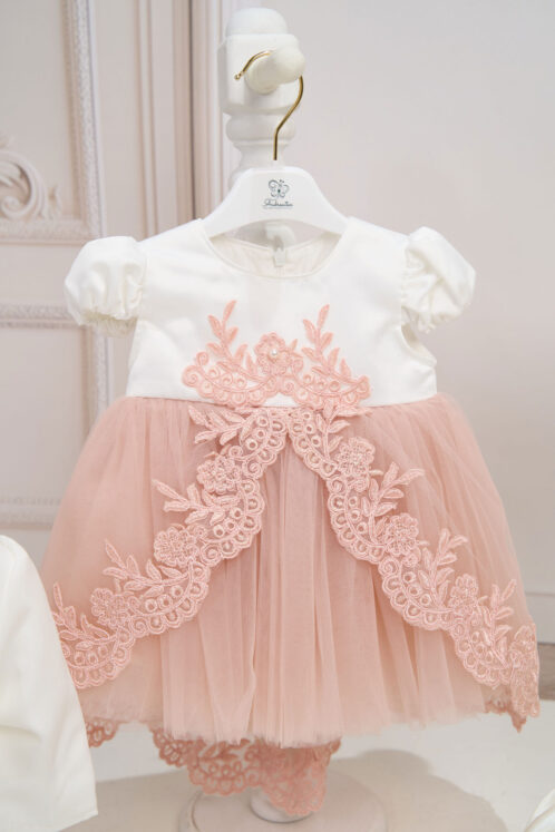Rochiță Margueritte - rose-vintage (mânecă scurtă) - imagine 5
