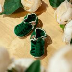 Săndăluțe croșetate Băieți - verde