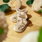 Săndăluțe croșetate Băieți - bej