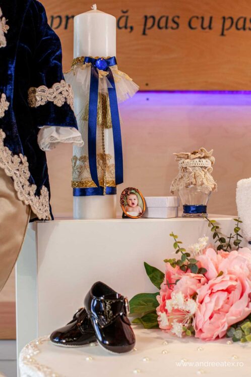Set complet botez (trusou) - Fabrizio - bleumarin - imagine 10