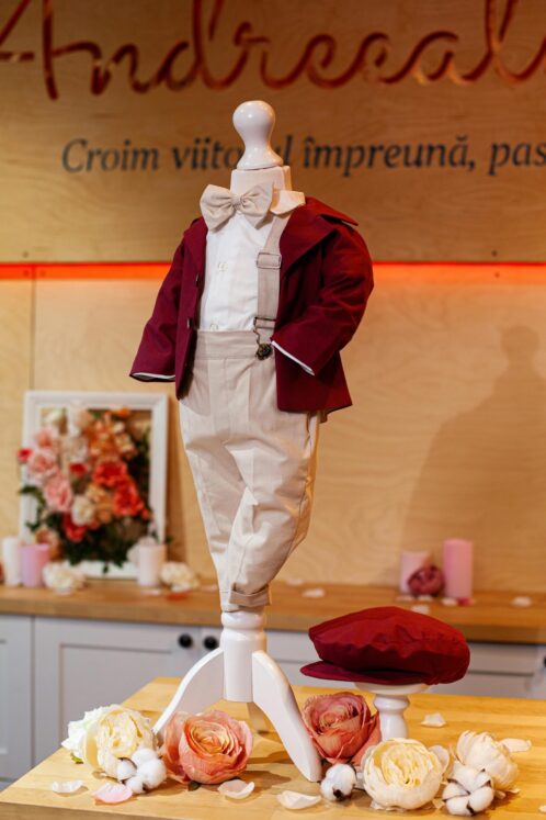 Costum Romeo - burgundy - imagine 7