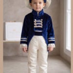 Costum Redingotă - bleumarin