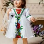 Rochiță Ana - imprimeu roșu