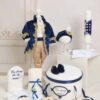 Trusou Complet De Botez Baieti Fabrizio Bleumarin