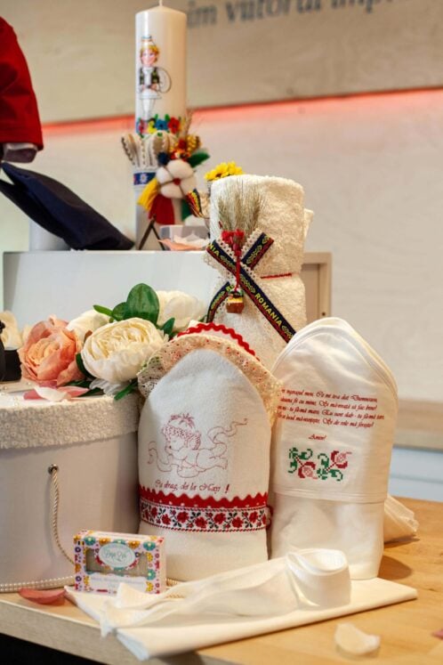Set complet botez (trusou) - Cătălin - sacou roșu - imagine 7