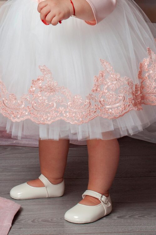 Pantofi botez B 021 - ivoire - imagine 3