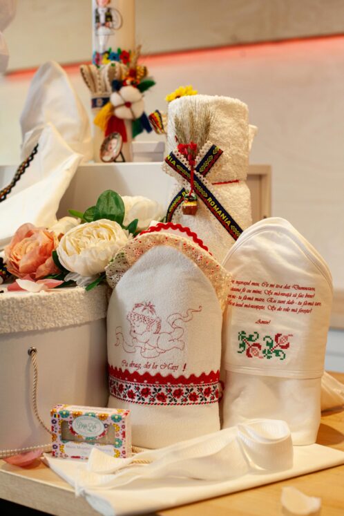 Set complet botez (trusou) - Costum tradițional băieți - vestă - imagine 6