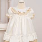 Rochiță Crăiasă Iris- ivoire (mânecă scurtă)