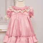 Rochiță Crăiasă Iris- roz (mânecă scurtă)