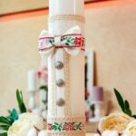 Lumânare botez A4 - Jules - Ivoire