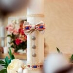 Lumânare botez A4 - Jules - Bej