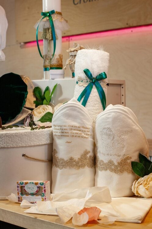 Set complet botez (trusou) - Micul Marchiz - verde - imagine 7