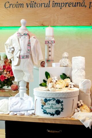 Set complet botez (trusou) - Jules - ivoire