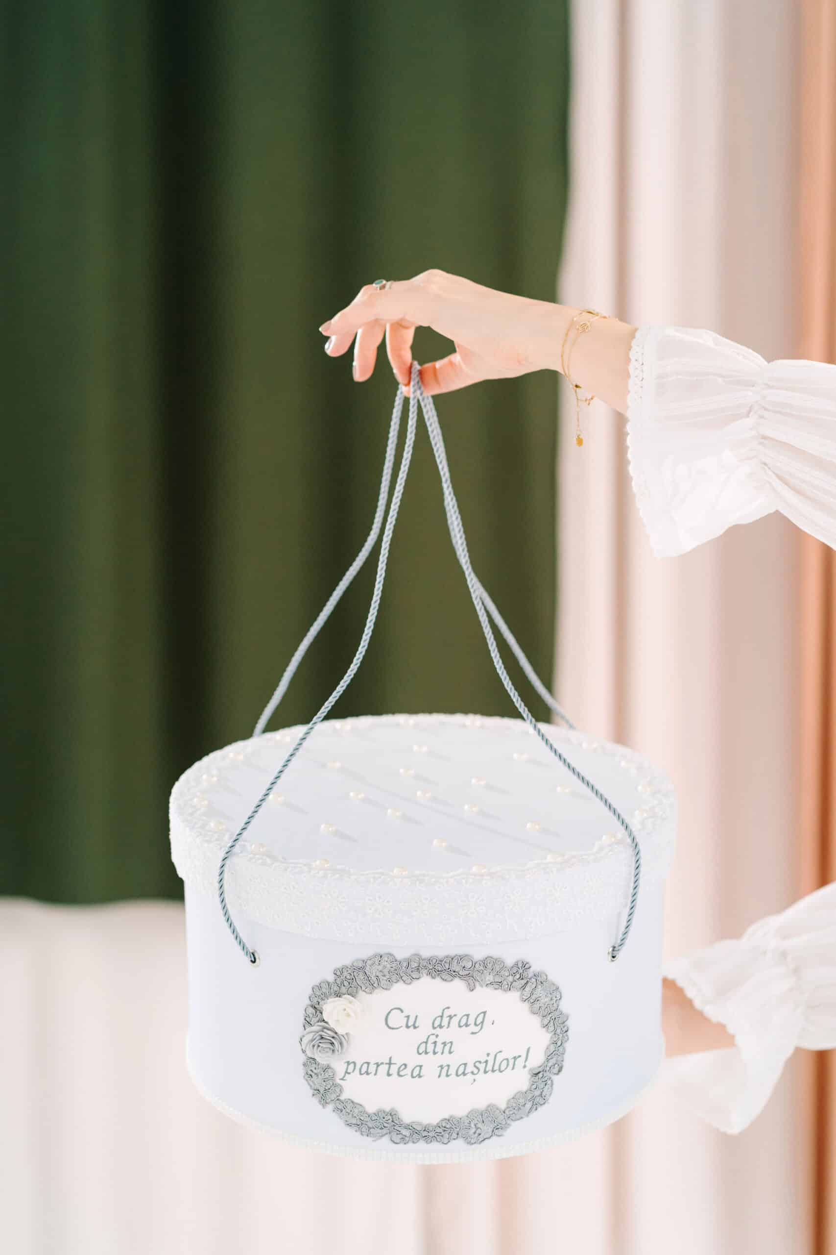 Cufăr botez - gri 3 Cufăr botez - gri - imagine 3