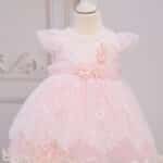 Rochiță Miss Coco - roz (mânecă scurtă)