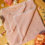 Păturică Tricotată - Roz Vintage