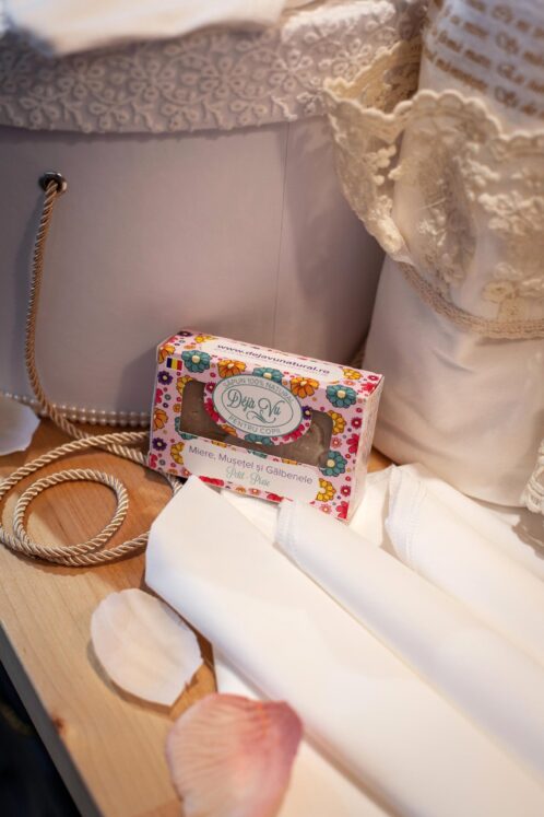 Set complet botez (trusou) - Lilibet (mânecă lungă) - imagine 11