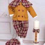 Costum Sherlock - Cărămiziu