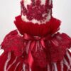Lumanare De Botez Botez Fete Burgundy 2