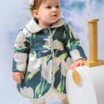 Paltonaș Alia - floral verde