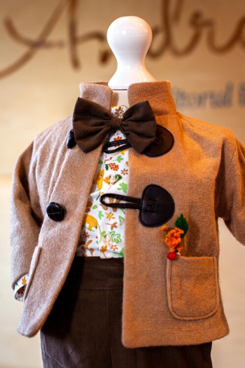 Costum Leon - bej - imagine 7