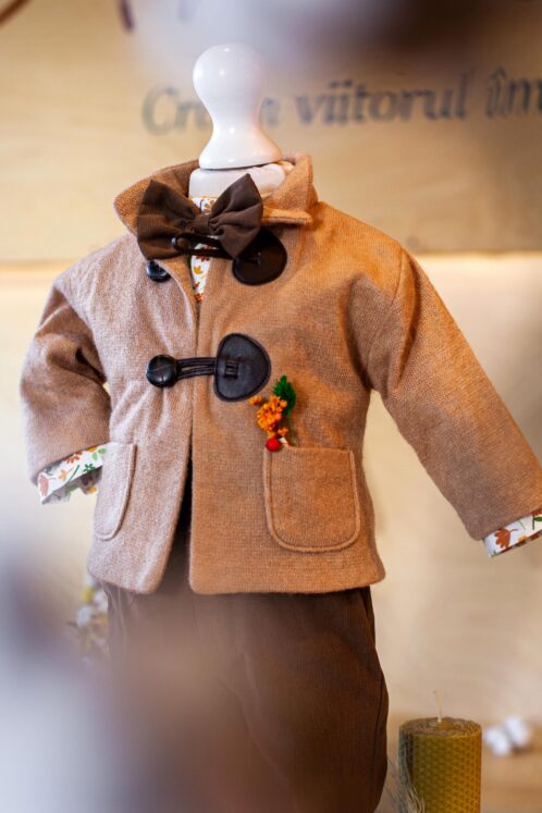 Costum Leon - bej - imagine 10