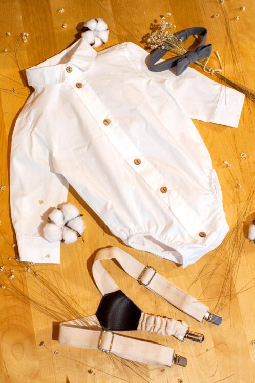 Costum Theo - gri bleu - imagine 3