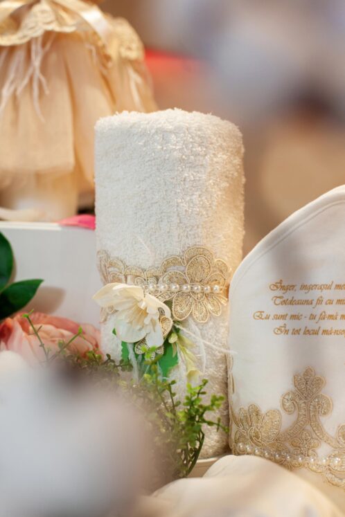 Set complet botez (trusou) - Miss Coco cu Capă - bej (mânecă lungă) - imagine 12
