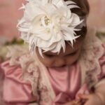 Bentiță floare - ivoire