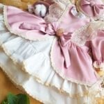 Rochiță Emily - roz vintage (mânecă lungă)